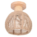 Retro Metal Cage Ceiling Lamp E27 for Indoor Lighting by Afralia™