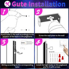 RGB LED Outdoor Wall Lantern Sconce IP65 Waterproof 7-Color Dimmable Light