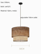 Wabi Sabi E27 LED Pendant Lights for Dining Room and Restaurant