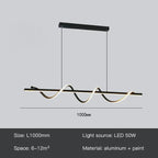Minimalist LED Pendant Lamp Dimmable Chandelier for Home Decor Lighting
