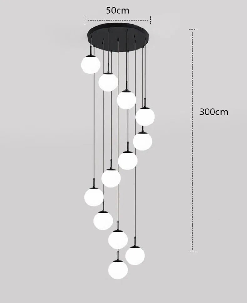 Modern Pendant Light: Indoor LED Chandelier for Dining Room & Home Decor