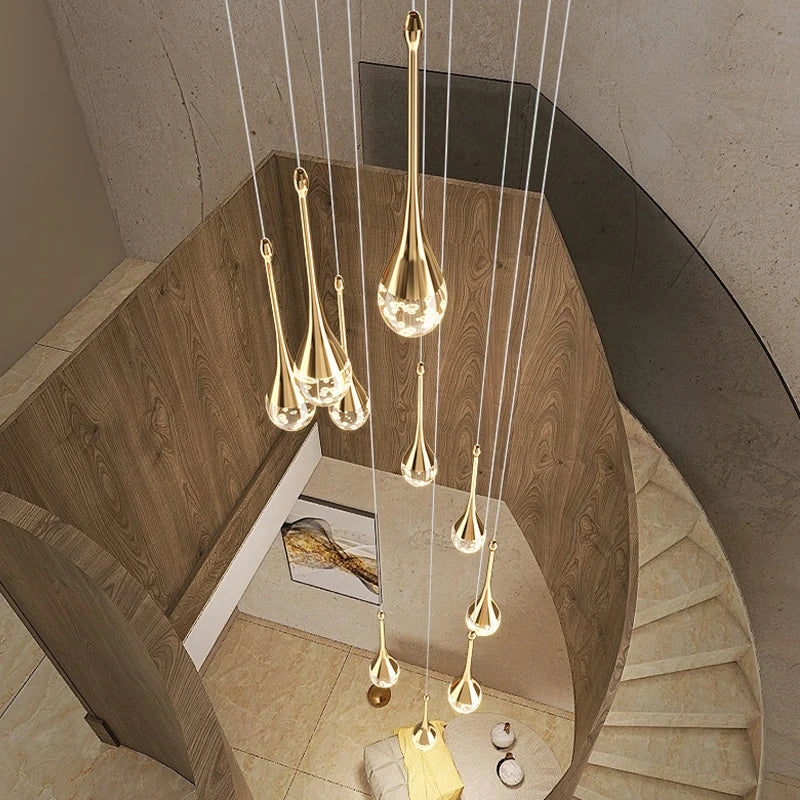 Crystal Bubble Chandelier: Modern Luxury Lighting for Home, Dining, Bedroom & Stairwell