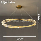 Crystal Stainless Steel Ceiling Pendant Light for Luxurious Living