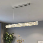 Elegant LED Crystal Chandelier for Dining Room and Kitchen Lighting