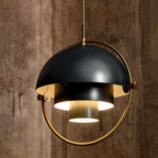 Modern Rotating Art Chandelier, Luxury Gold-Colored Silver Black White for Dining & Bar