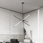 Modern Nordic Iron LED Chandelier for Living Room Bedroom - Minimalist Indoor Pendant Lighting
