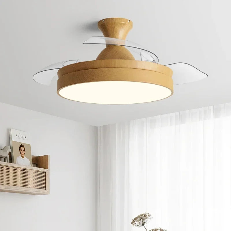 DC Motor Ceiling Fan Light with Control for Bedroom, Living Room & Restaurant.