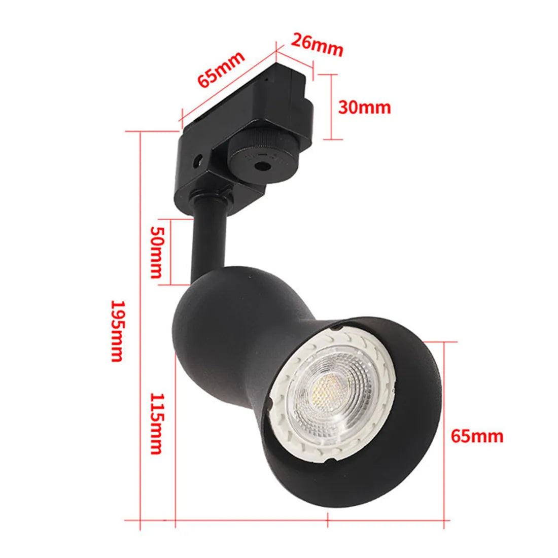 Mini GU10 Track Lights - H Type Ceiling Spotlight for Art Exhibition, Task Lighting
