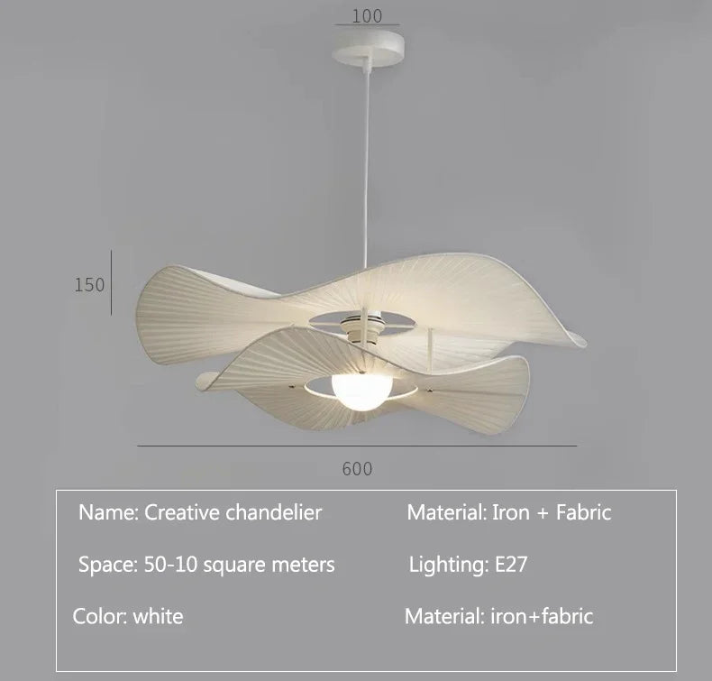Flower Chandelier Pendant Light for Bedroom Living Room Dining Decor