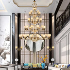 Chinese Jade Chandelier: Modern Living Room & Restaurant Décor