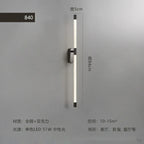 Gold Geometric Lines Wall Lamp for Bedroom and Living Room Decor