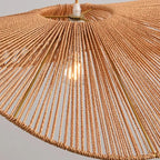 Hemp Pendant Lights: Wabi Sabi LED Indoor Lighting Fixtures