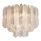 Crystal Bedroom Pendant Lamp: Designer Luxury Glass Lighting for Living Room