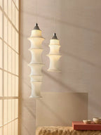 Wabi Sabi Cloth Ceiling Lamp: Japan-inspired Pendant Light for Stylish Home Decor