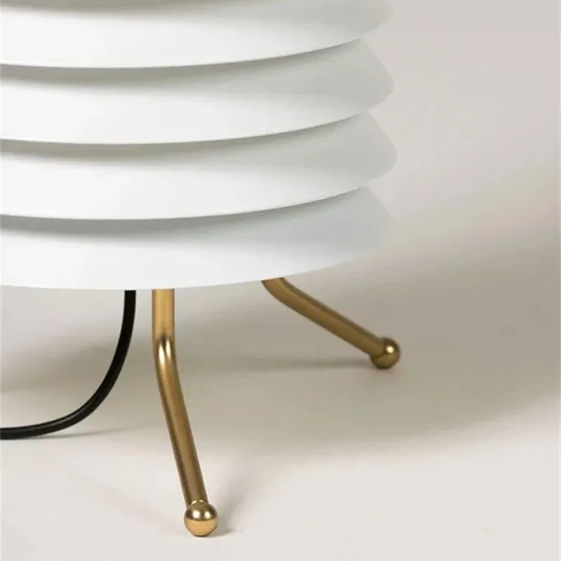 Maija Table Lamp: Medieval Nordic Design Replica, White Bedside & Living Room Light