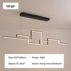 LED Ceiling Chandelier Dimmable for Dining Room Kitchen Bar Pendant Lamp