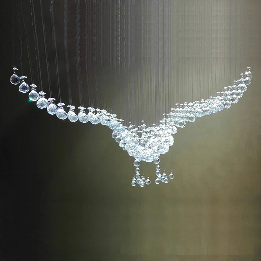 Luxury Crystal Chandelier LED Modern Lighting for Living Room