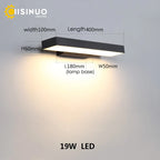 Dusk Dawn Motion Sensor Outdoor Wall Light Modern Sconces for House Garage Balcony