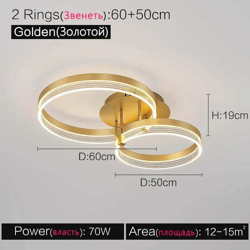 New Nordic Ceiling Lamp: Modern, Creative, Elegant Lighting for Bedroom and Living Room