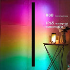 RGB Tall Outdoor Christmas Light Decoration - 7 Colors Atmosphere Remote Sconces
