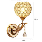 Modern Crystal Wall Lamp for Home Living Room Bedroom Decor