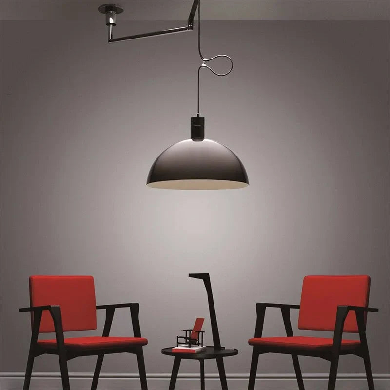 Rotatable Rocker Lamp Chandelier for Indoor Bar Study, Nordic Design