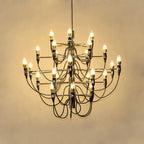 Modern Stairwell Pendant Chandelier Light Fixture for Bedroom, Hall, Hotel