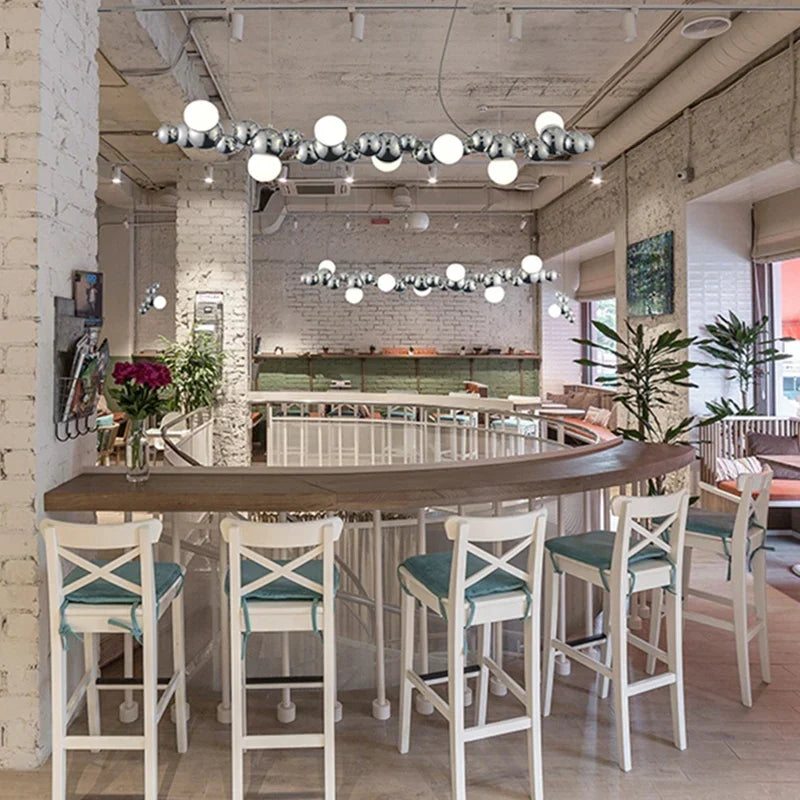 LED Caterpillar Chandelier: Stylish Long Pendant Lamp for Living Room, Restaurant, Hotel