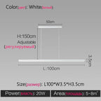 Modern Minimalist LED Pendant Light - Office Dining Room Bar Chandelier