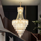 Elegant Crystal Duplex Chandelier for Livingroom, Hotel, and Villa