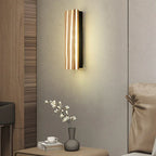 Nordic Wooden LED Wall Sconce for Bedroom Living Room Bathroom Lighting