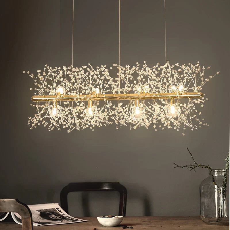 Dandelion Led Ceiling Chandelier for Home Decor Lighting Fixture
