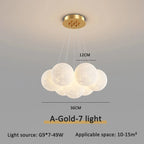 Bubble Ball LED Pendant Lights: Modern Chandelier for Living Dining Bedroom Office Decor