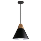 Wood Pendant Lamp: Nordic Macaron LED E27 Industrial Hanging Light for Home Decor