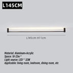 LED Strip Wall Lamp for Living Room Bedroom Ceiling, Modern Minimalist Atmosphere