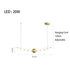 Nordic Acrylic Ball Chandelier for Dining and Kitchen Decor by Afralia™