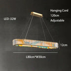 Luxury Crystal Glass Ceiling Light with LED Ring for Modern Villa Decor