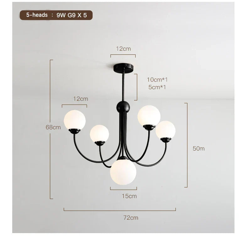 Modern Living Room & Restaurant Chandelier Collection in American & French Styles