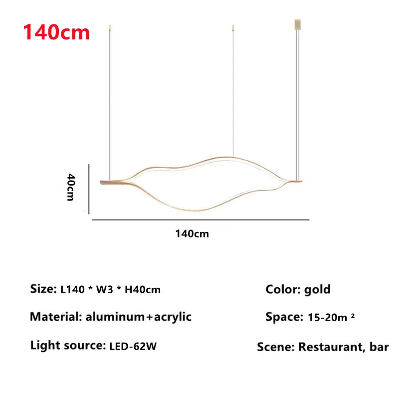 Lip Shaped Chandelier: LED Lighting for Exhibition Hall, Living Room, Restaurant & Clothing Store