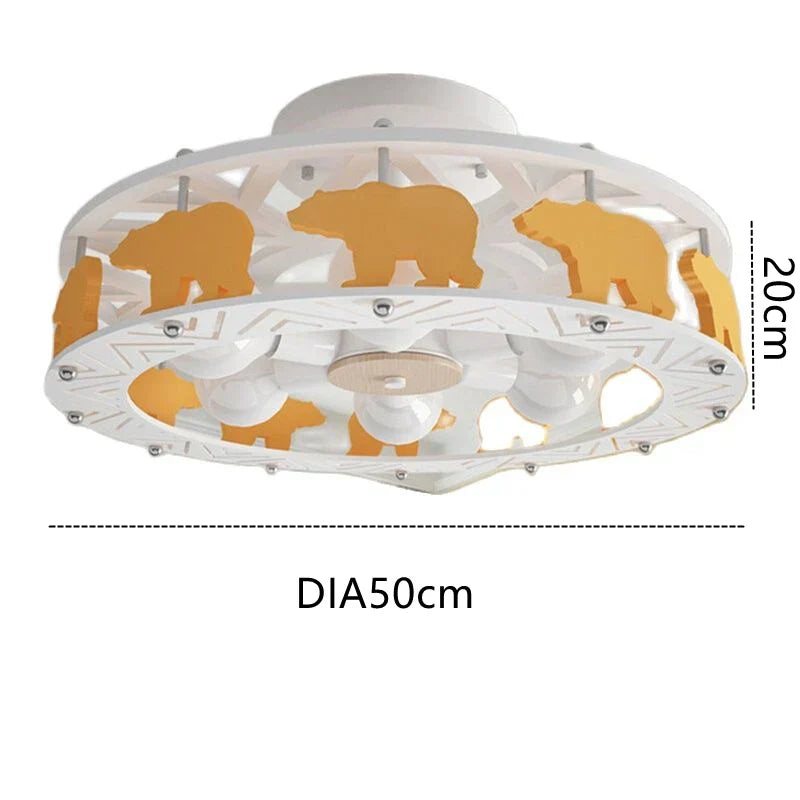 Trojan Kids Ceiling Lamp: Modern, Simple, Warm, Creative for Bedrooms & Corridors.