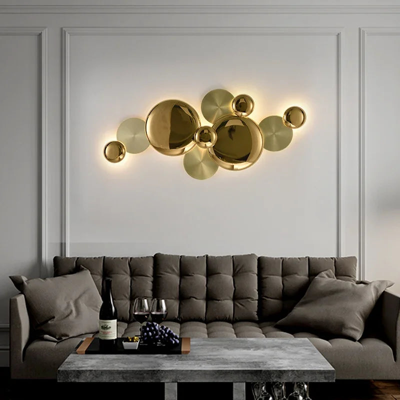Nordic Luxury Wall Lamp: Modern LED Sconce for Living Room, Bedroom, Home Décor