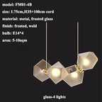Modern Chandelier: Dining Room LED Pendant Lamp, Home Decor Hanging Light Fixtures