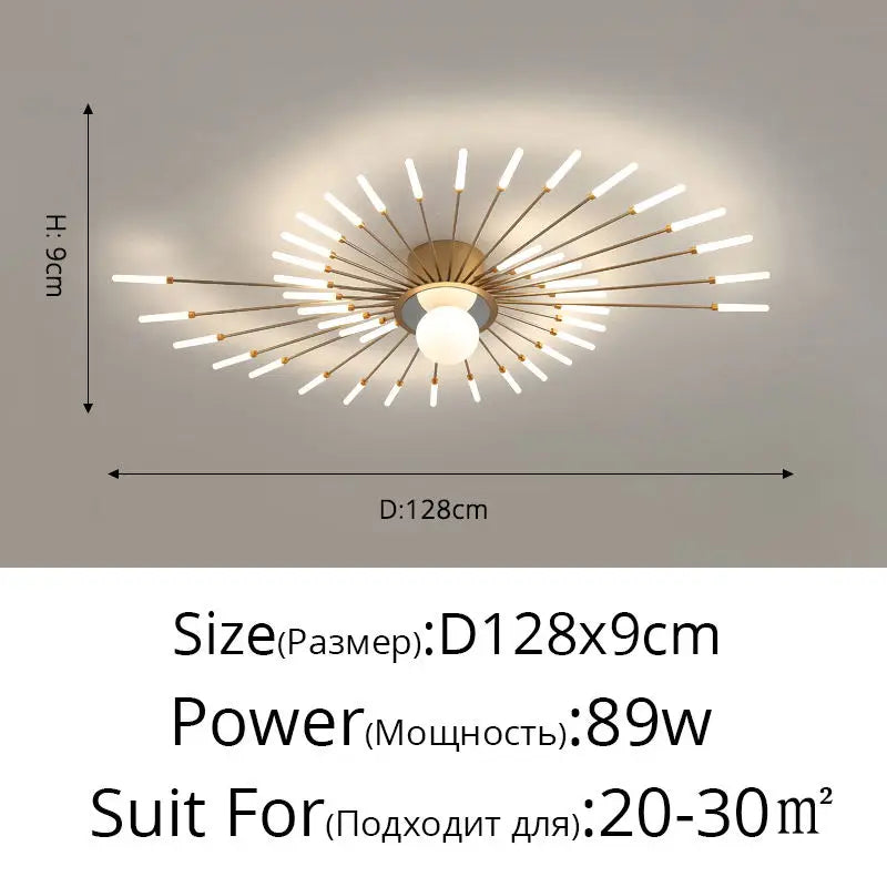 LED Chandelier Lights - Modern Indoor Lighting for Living Room, Kids Room, Bedroom