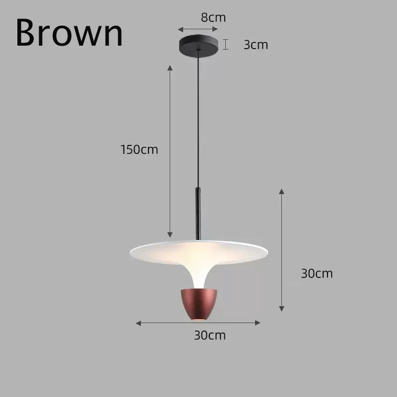 Nordic Minimalist LED Chandelier for Bedroom, Restaurant, Bar - Interior Lighting Solution