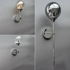 Golden Glass Ball Wall Lamp: Modern Nordic Style Bedside & Living Room Lighting