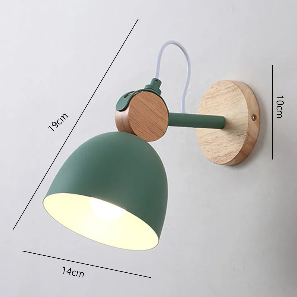Nordic Green Wall Lamp Sconce for Bedroom Living Room Indoor Lighting Afralia™