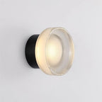 Elegant Glass LED Wall Sconce for Luxury Lighting in Bedroom and Aisle