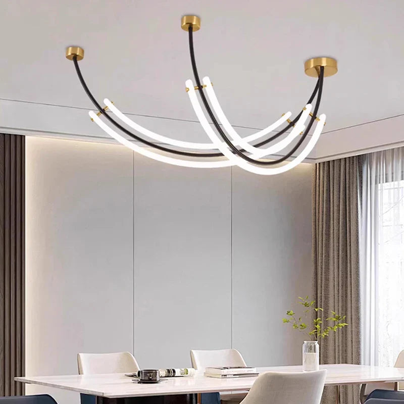 Modern LED Pendant Light Chandeliers for Living and Dining Room Lighting