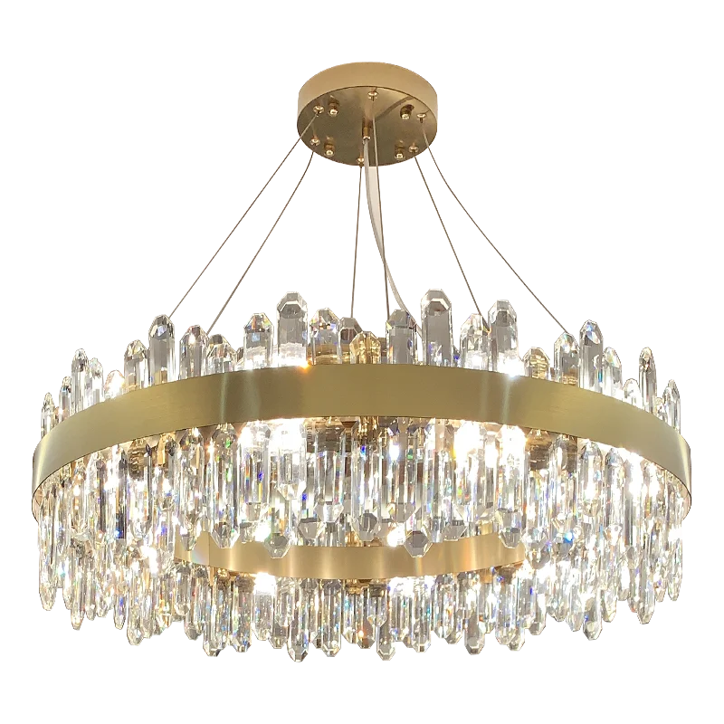 Crystal Chandelier: Post-Modern High-End Luxury for Living Room, Bedroom, and Restaurant
