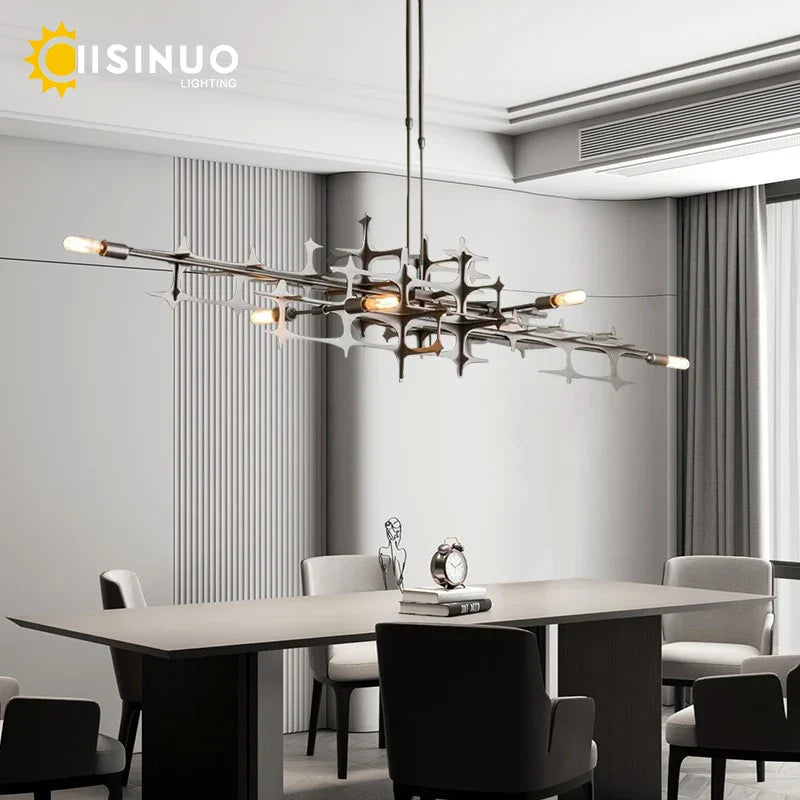 Modern Dimmable Chandelier Pendant Light for Dining Room, Living Room, Kitchen Island